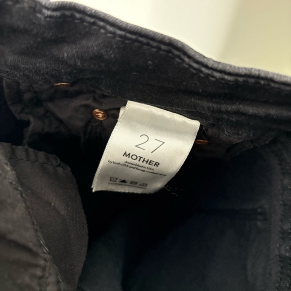 Mother Women's Black The Looker Not Guilty Stretch Jeans 27 - Picture 7 of 7